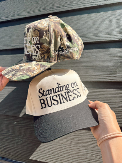 Standing On Business Trucker Hat