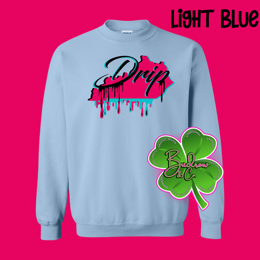 Drip Logo - Light Blue