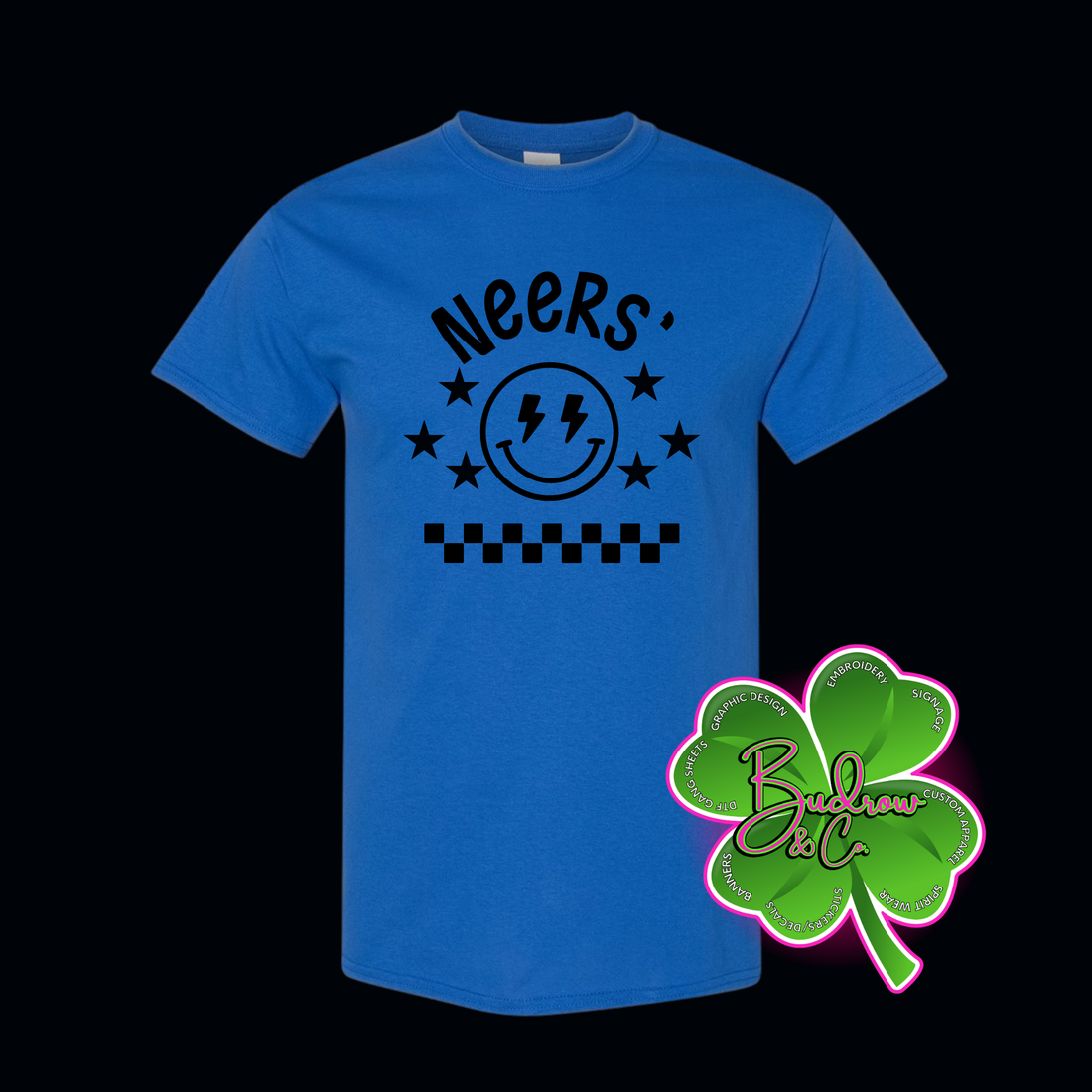 Neers’ Smiley Tee - Royal