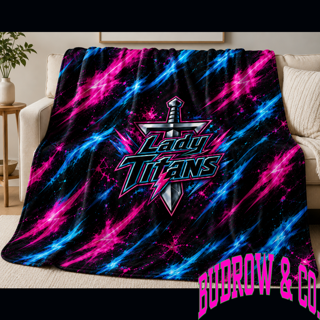 Lady Titans Blanket - (Personalized)