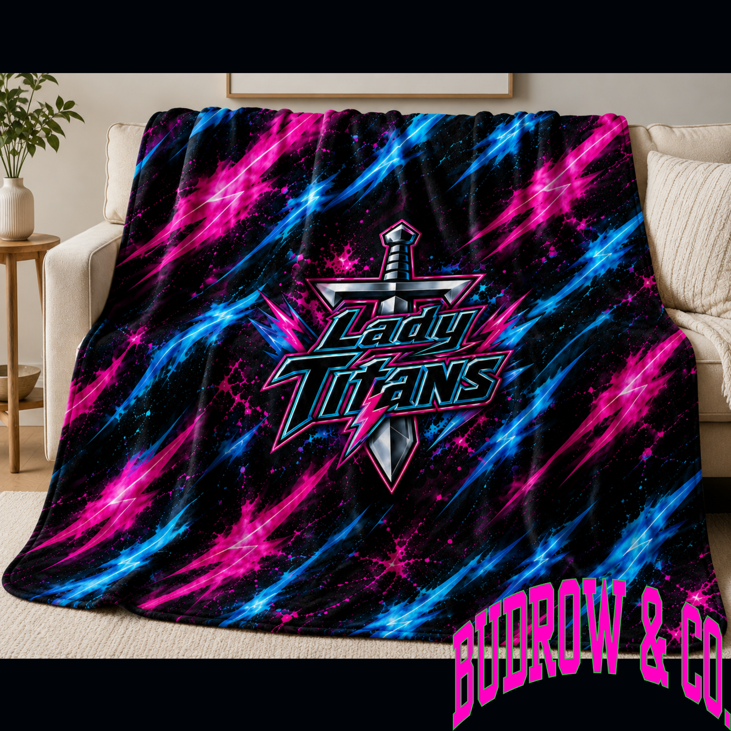 Lady Titans Blanket - (Personalized)