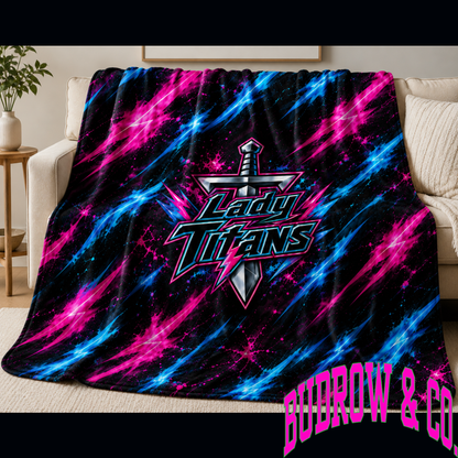 Lady Titans Blanket - (Personalized)