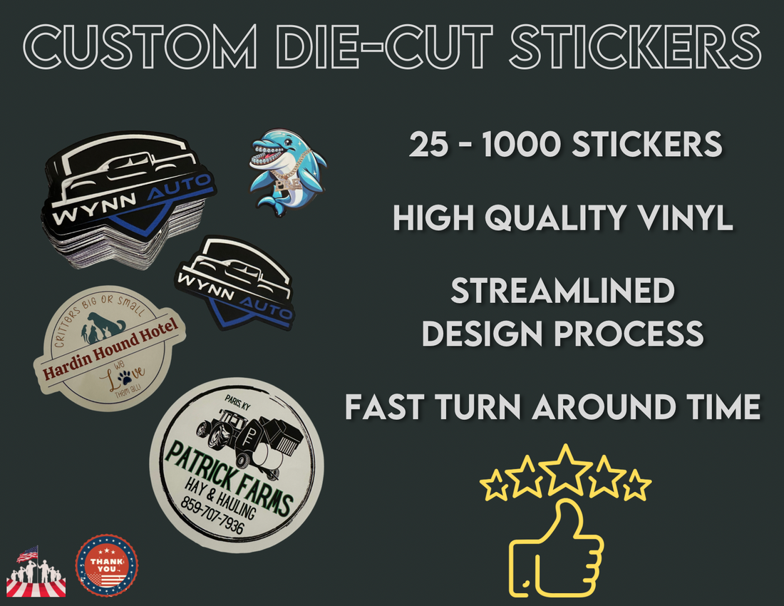 Custom Die Cut Stickers (Upload Your Design)