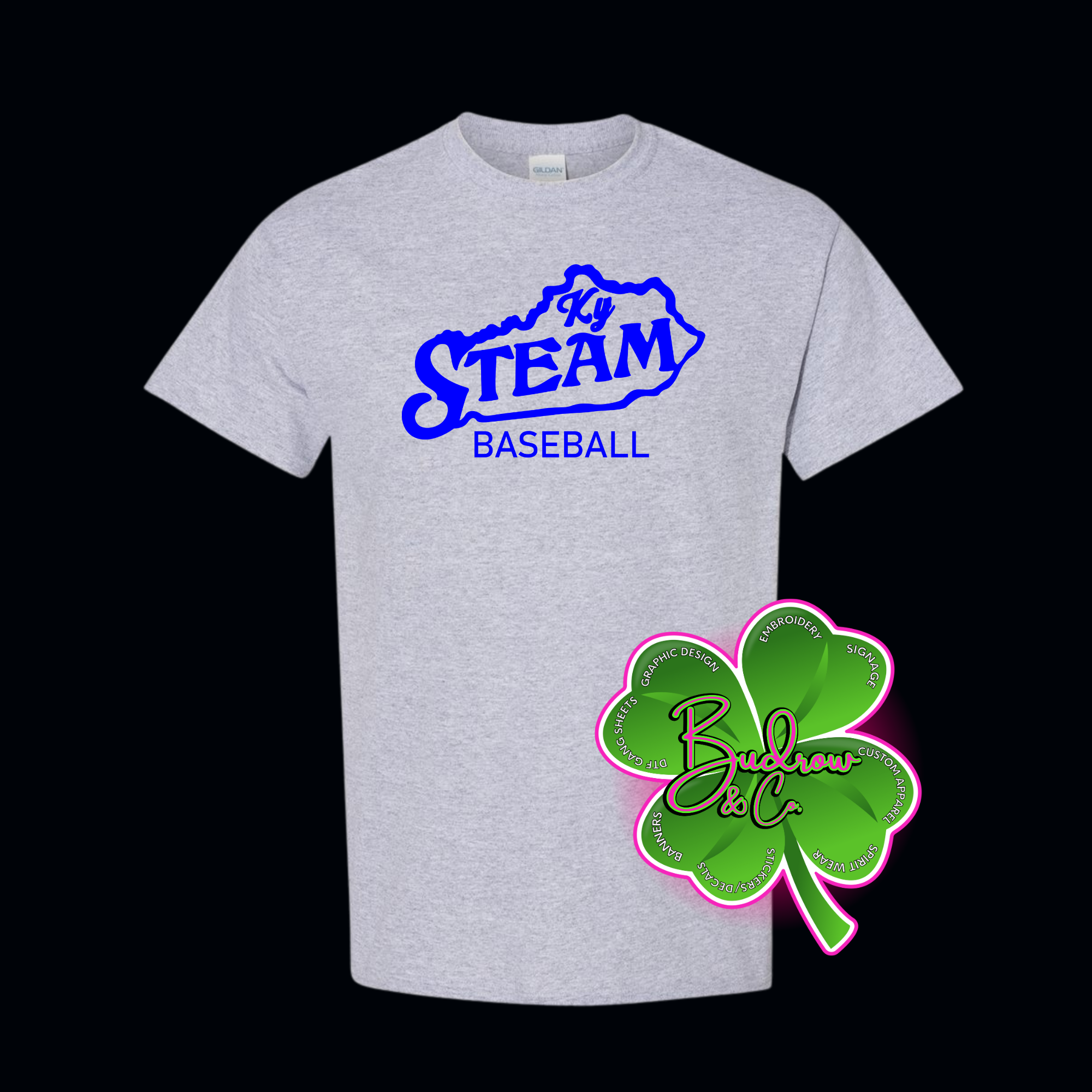 KY STEAM BASEBALL TEE