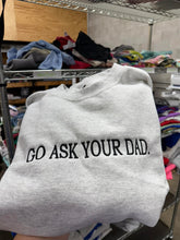 Gray sweatshirt with &