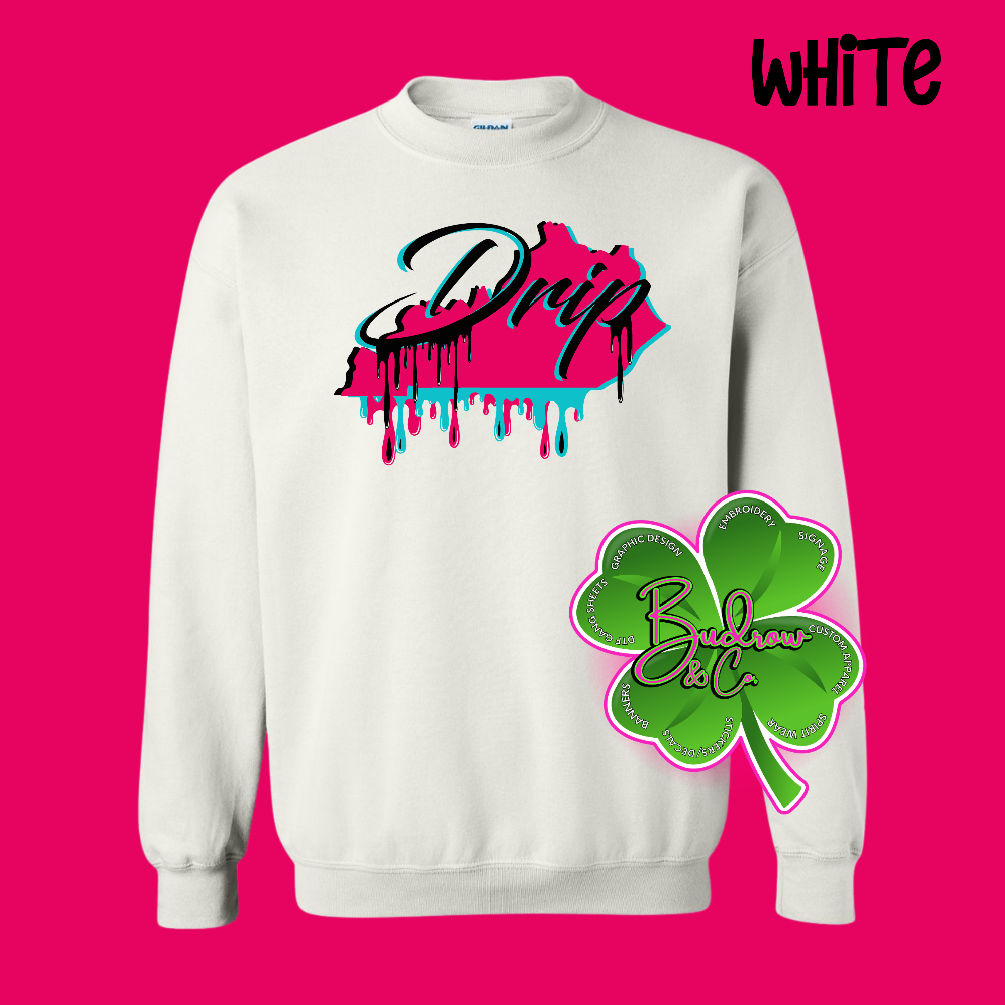 Drip Logo - White