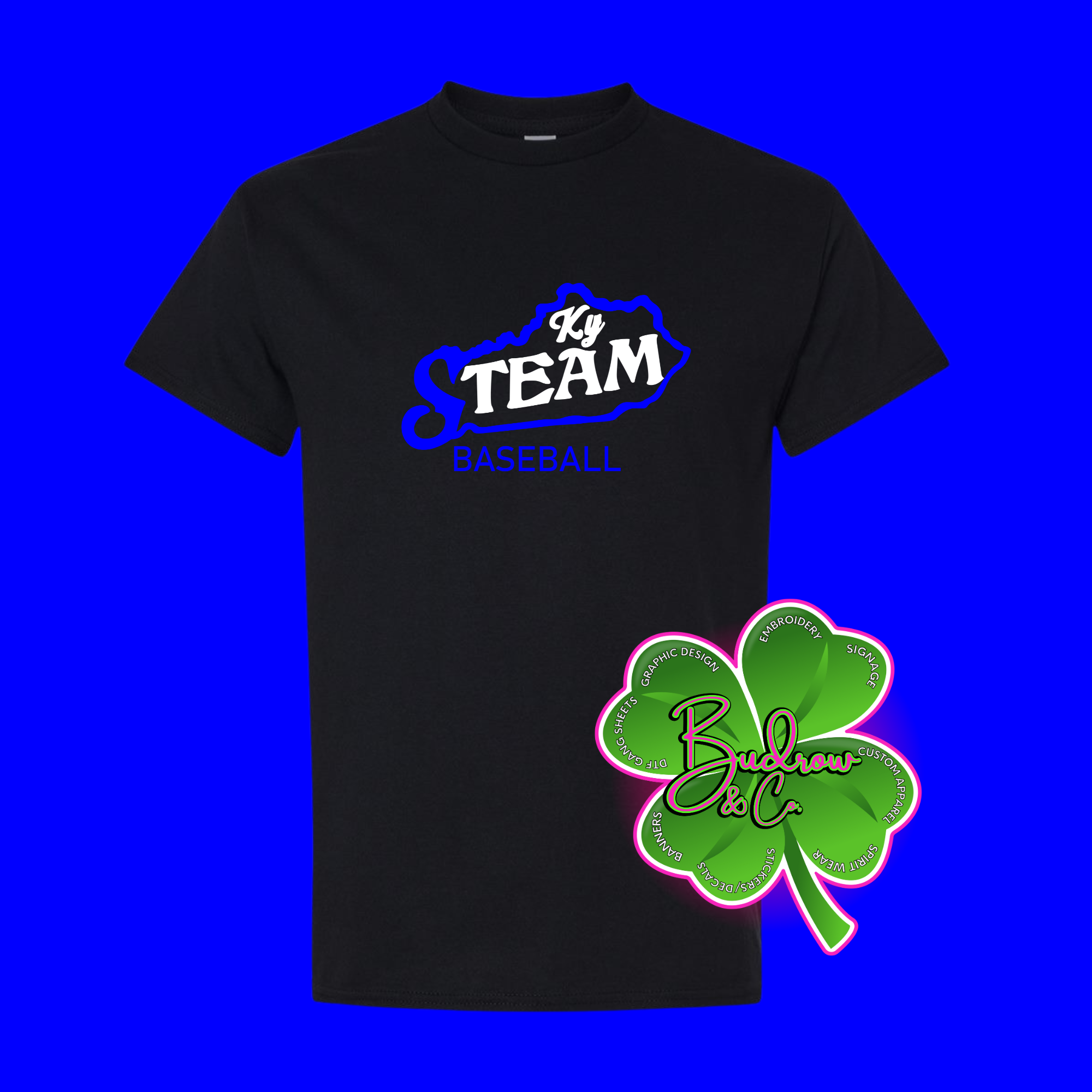 KY STEAM BASEBALL TEE