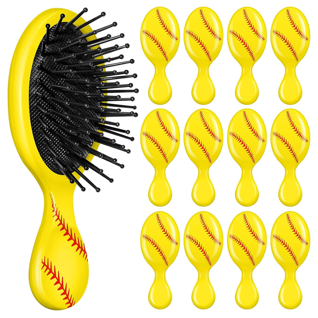 Softball Hair Brush
