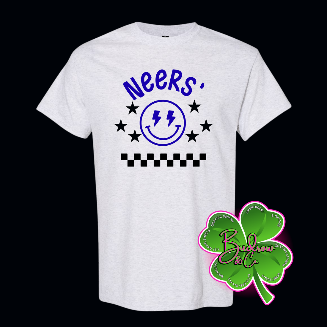 Neers’ Smiley Tee - Ash