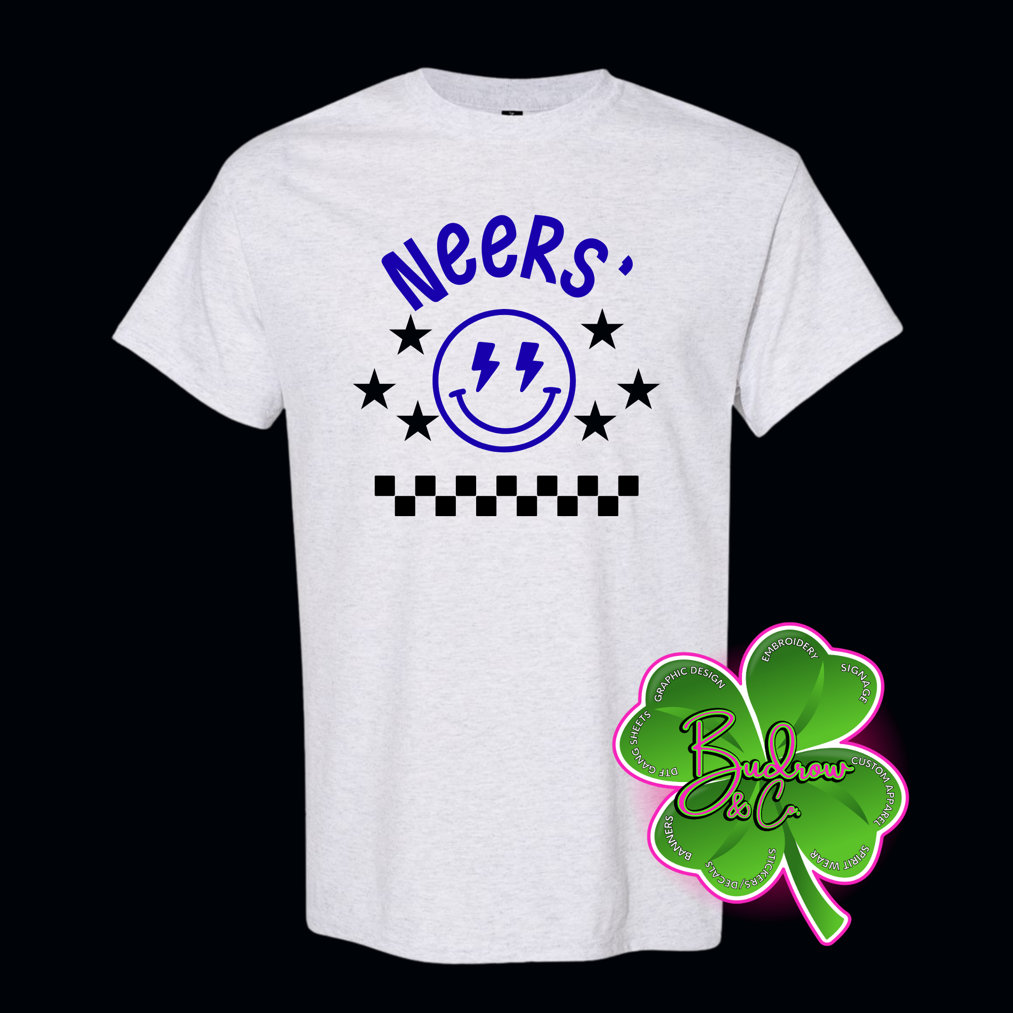Neers’ Smiley Tee - Ash