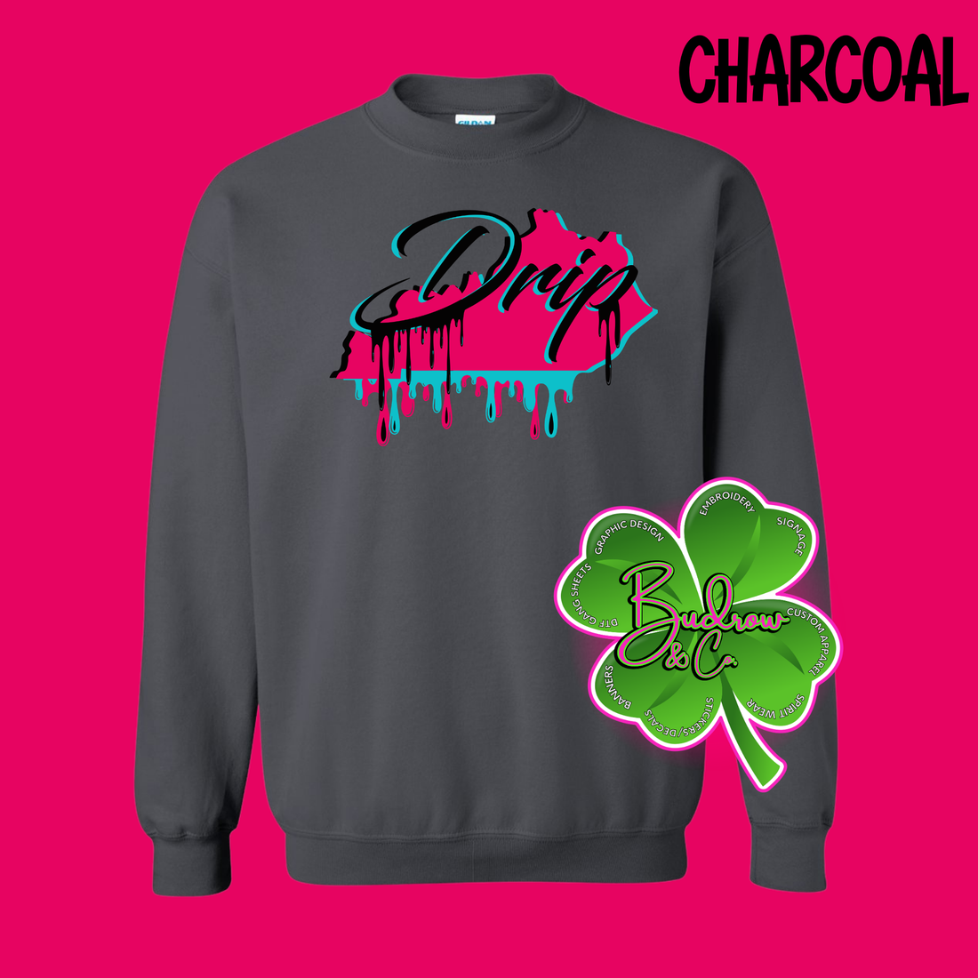Drip Logo - Charcoal