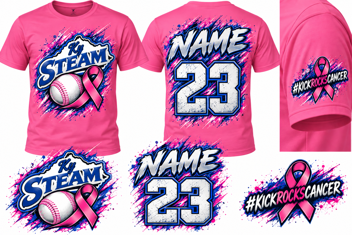 10U OCTOBER TEE - STEAM - (Personalized)