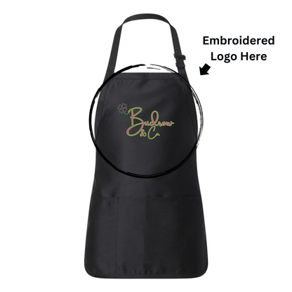 Custom Embroidered Aprons (Upload Your Design)