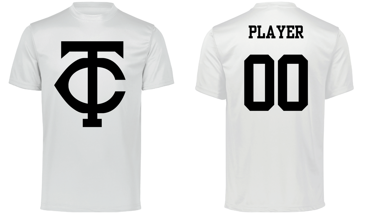 Twin City Elite Baseball Dry Fit Tee (White Jersey)