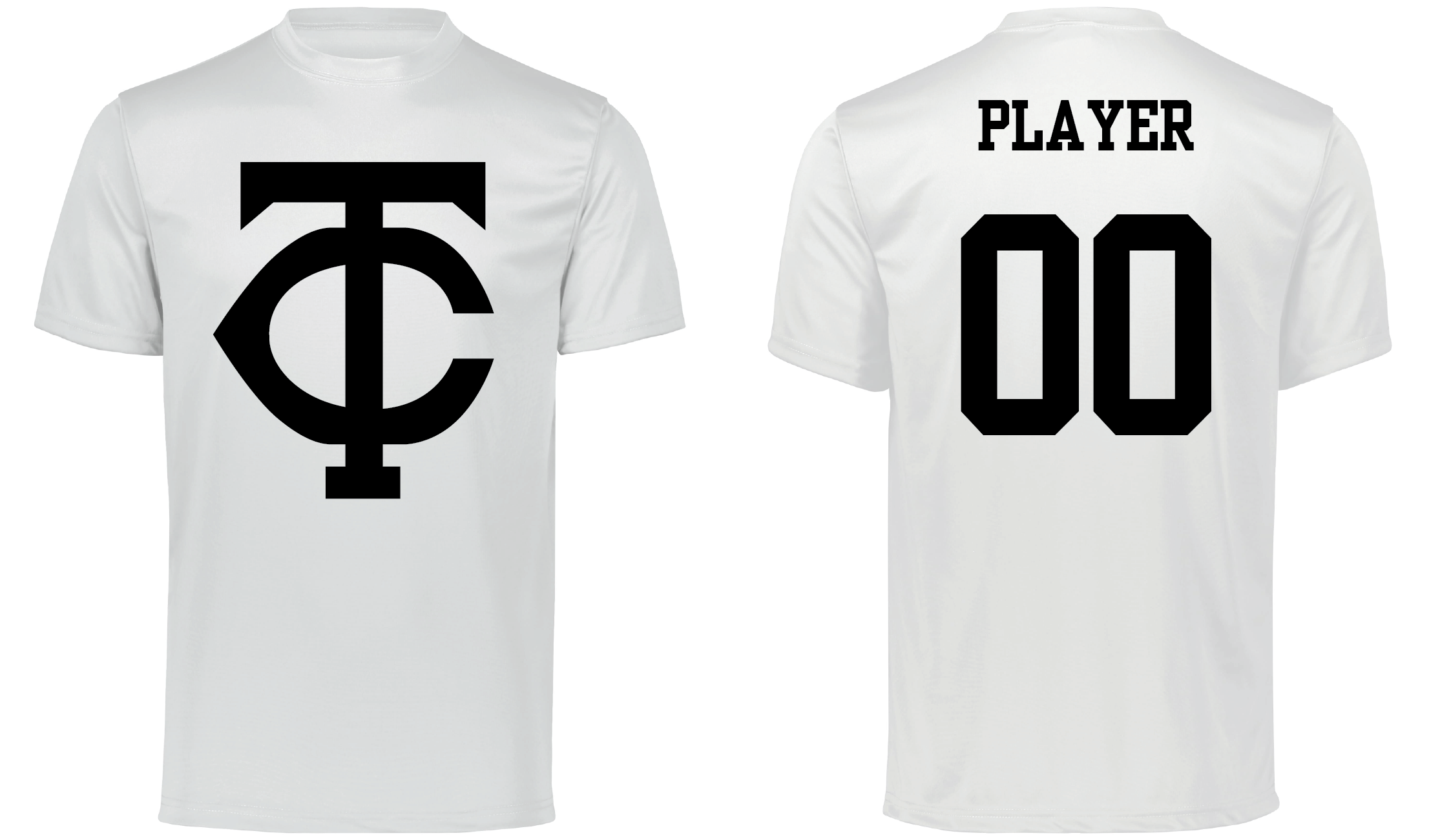 Twin City Elite Baseball Dry Fit Tee (White Jersey)