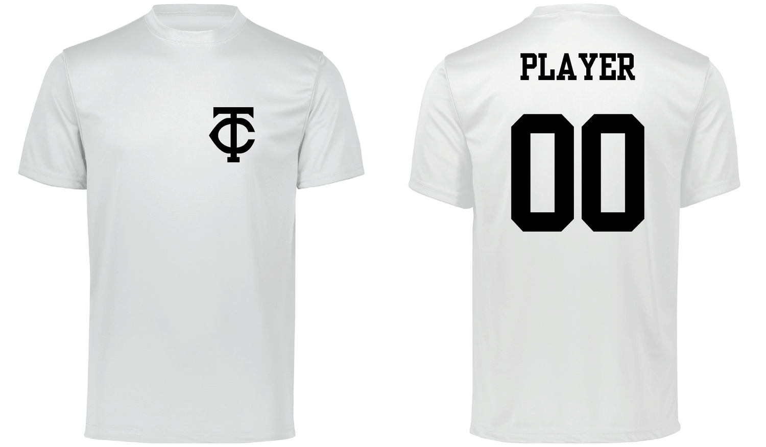 Twin City Elite Baseball Dry Fit Tee (White Jersey)