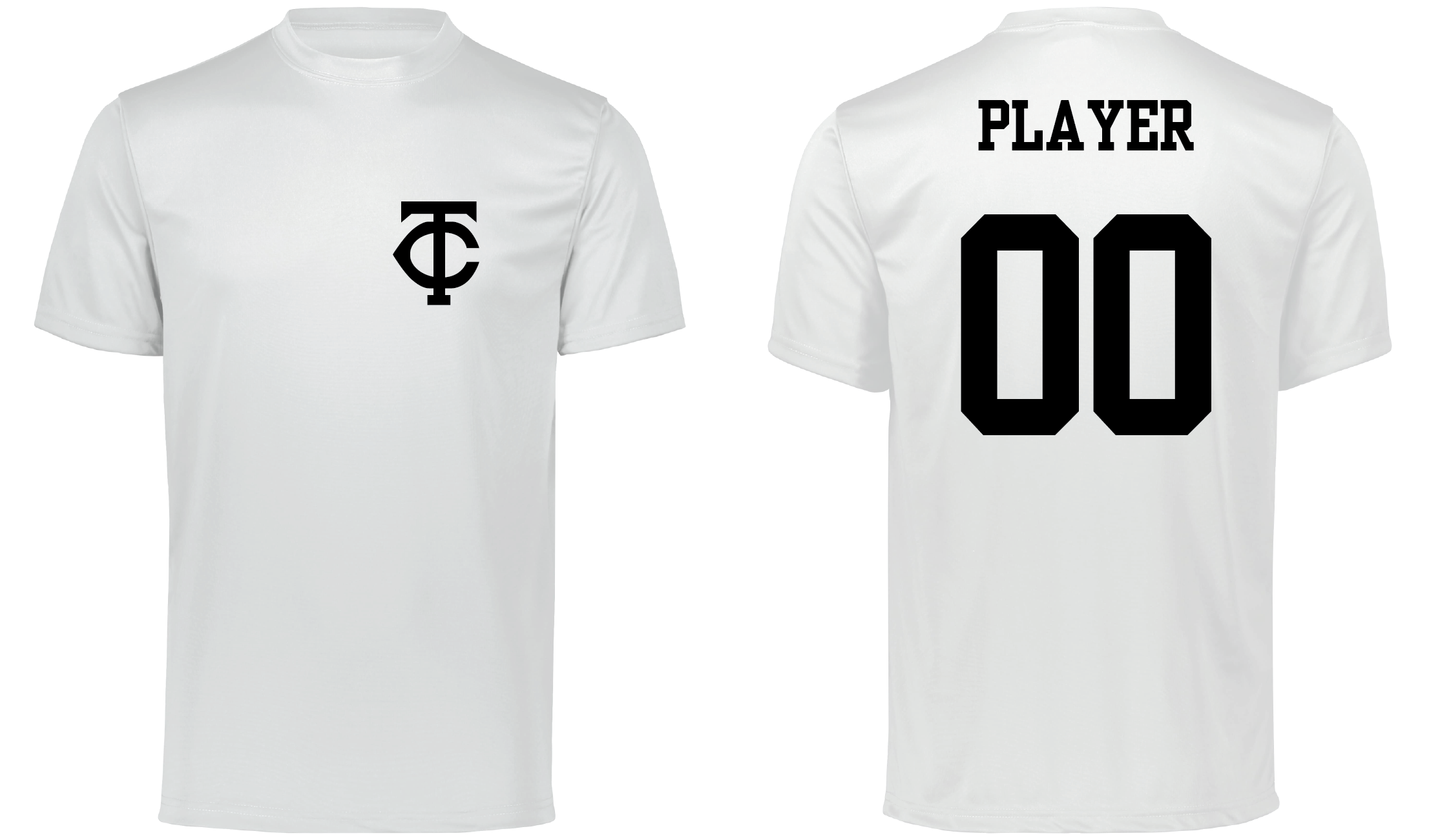 Twin City Elite Baseball Dry Fit Tee (White Jersey)