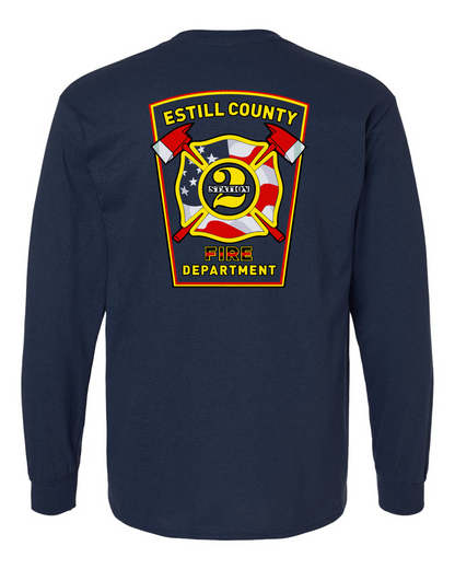 Estill County Fire Department Tee / Navy / Long Sleeve