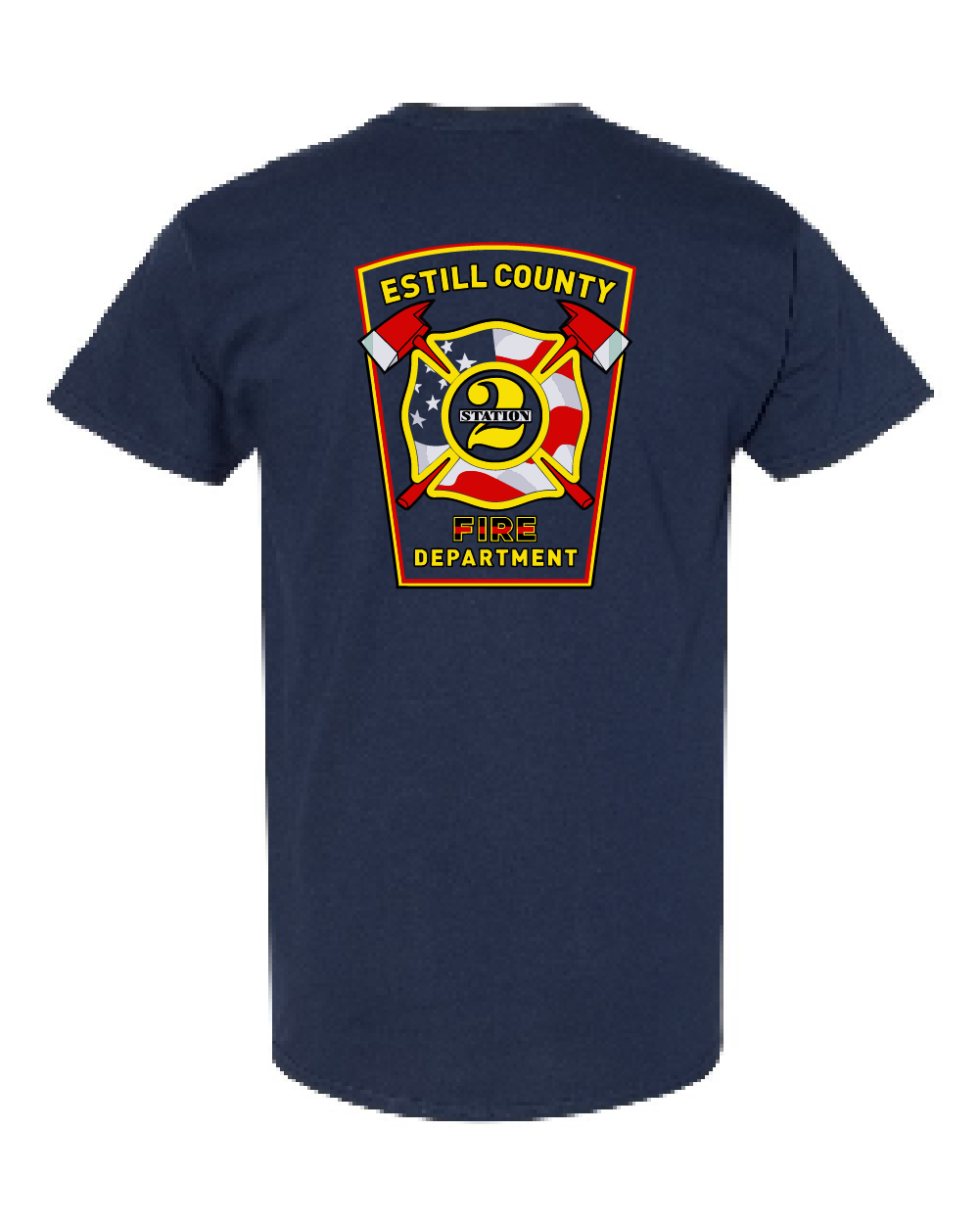 Estill County Fire Department Tee / Navy / Short Sleeve