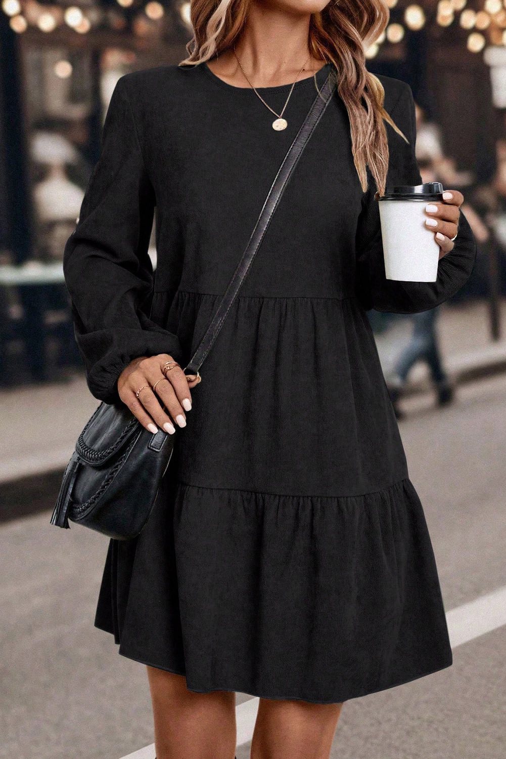 Black Teired Dress
