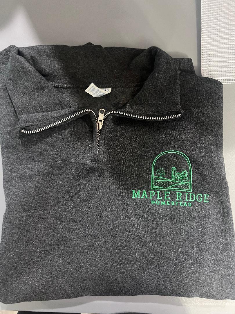 Custom Logo Embroidered 1/4 Zip (Upload Your Design)