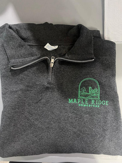 Custom Logo Embroidered 1/4 Zip (Upload Your Design)