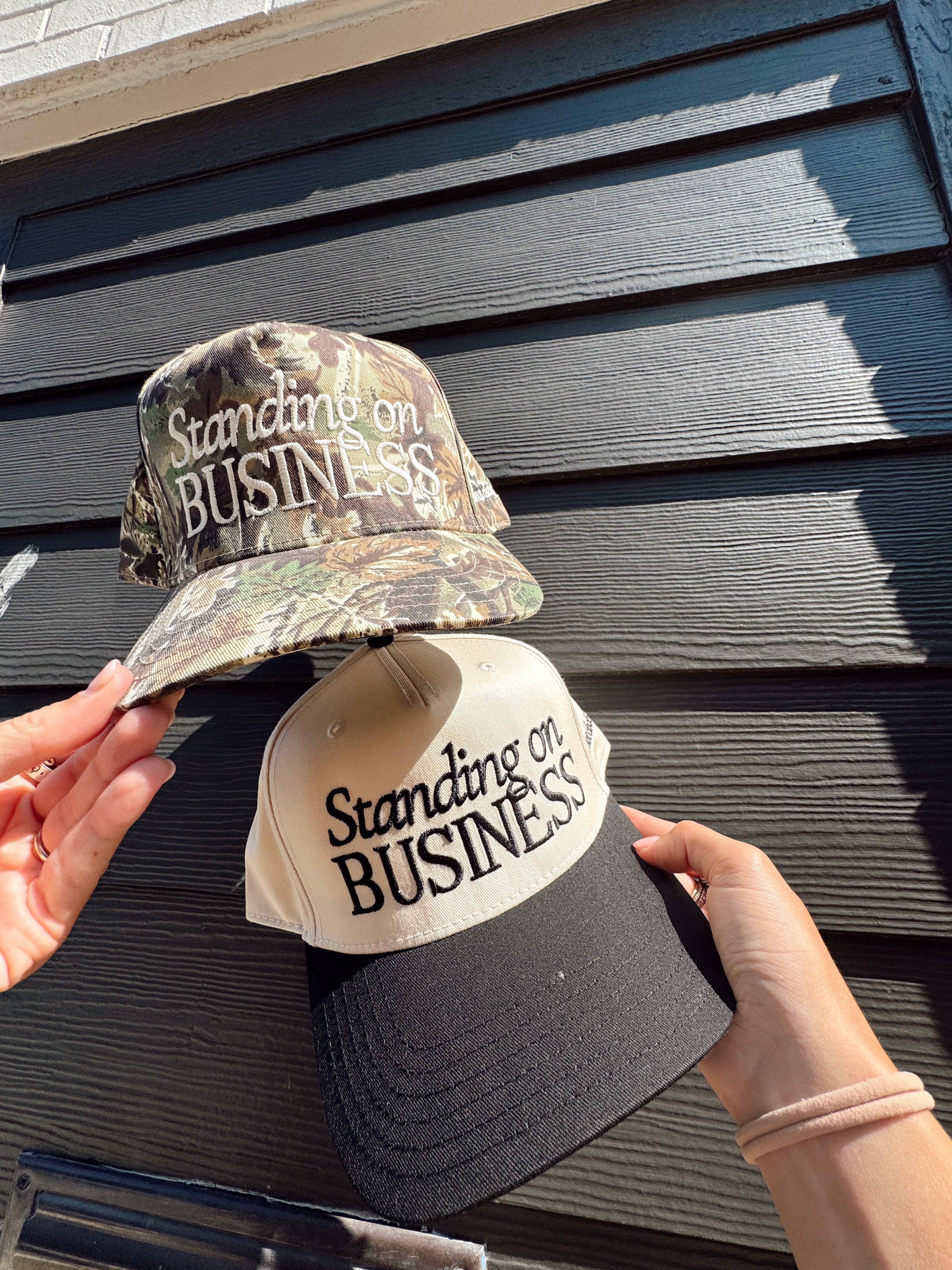 Standing On Business Trucker Hat