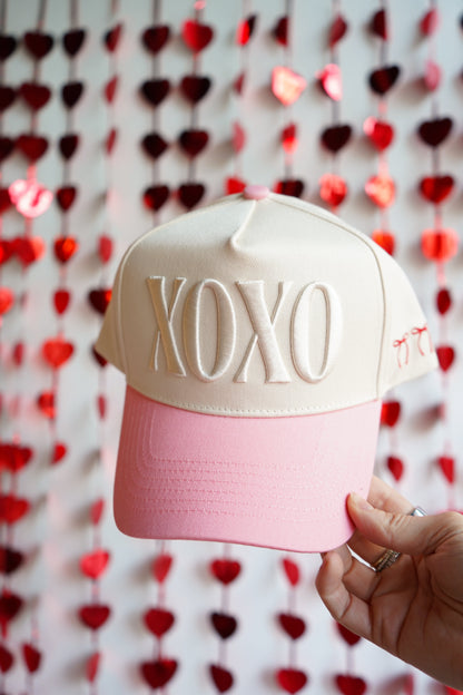 XOXO - Pink Vintage Hat