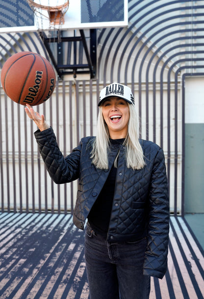 Baller - Black Vintage Trucker Hat - PREORDER