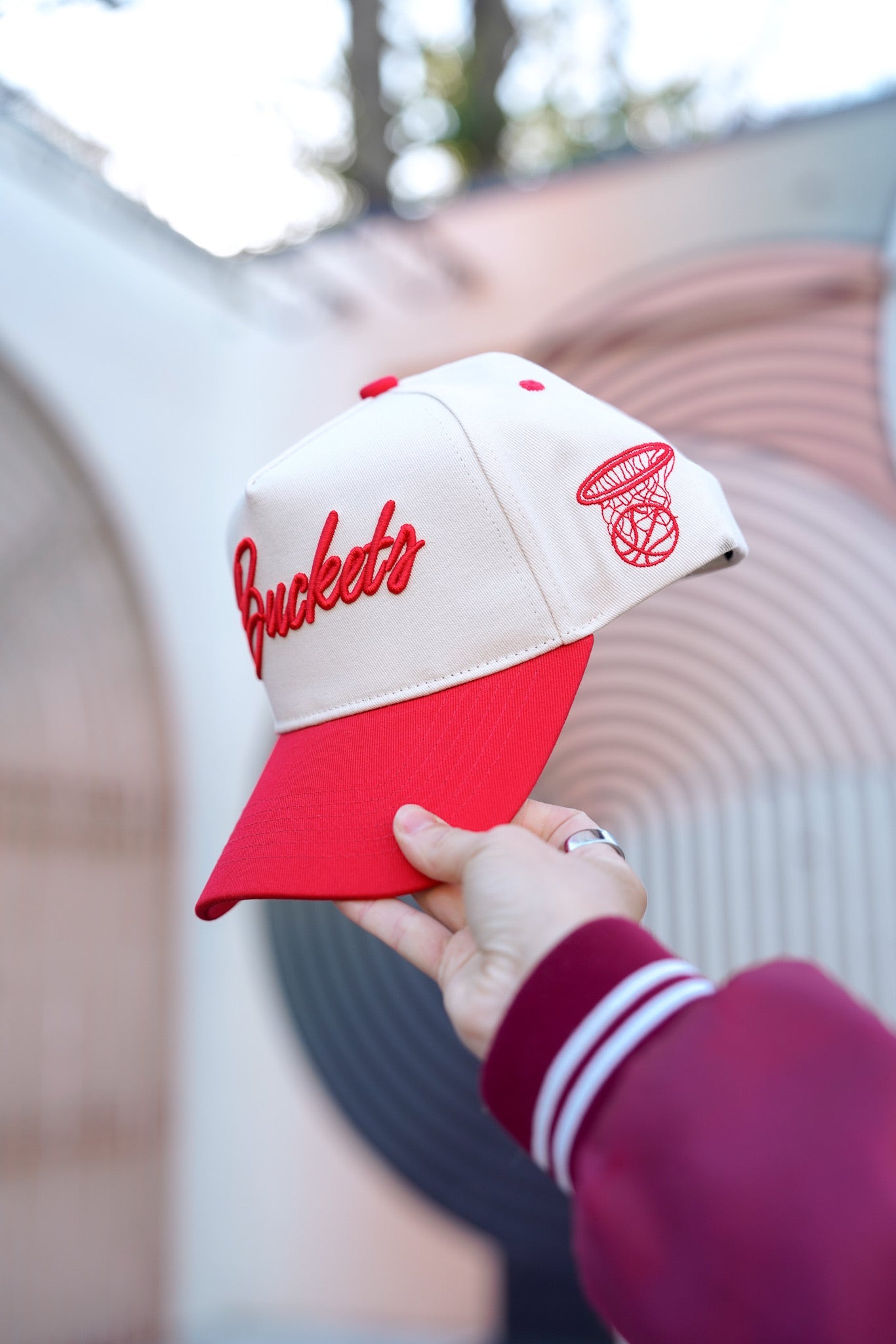 Buckets - Red Vintage Trucker Hat