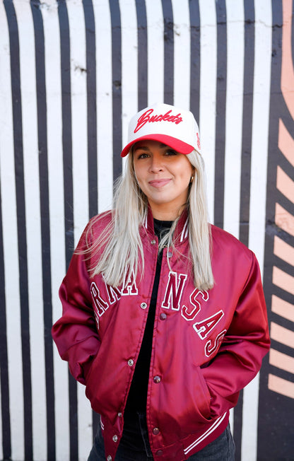 Buckets - Red Vintage Trucker Hat