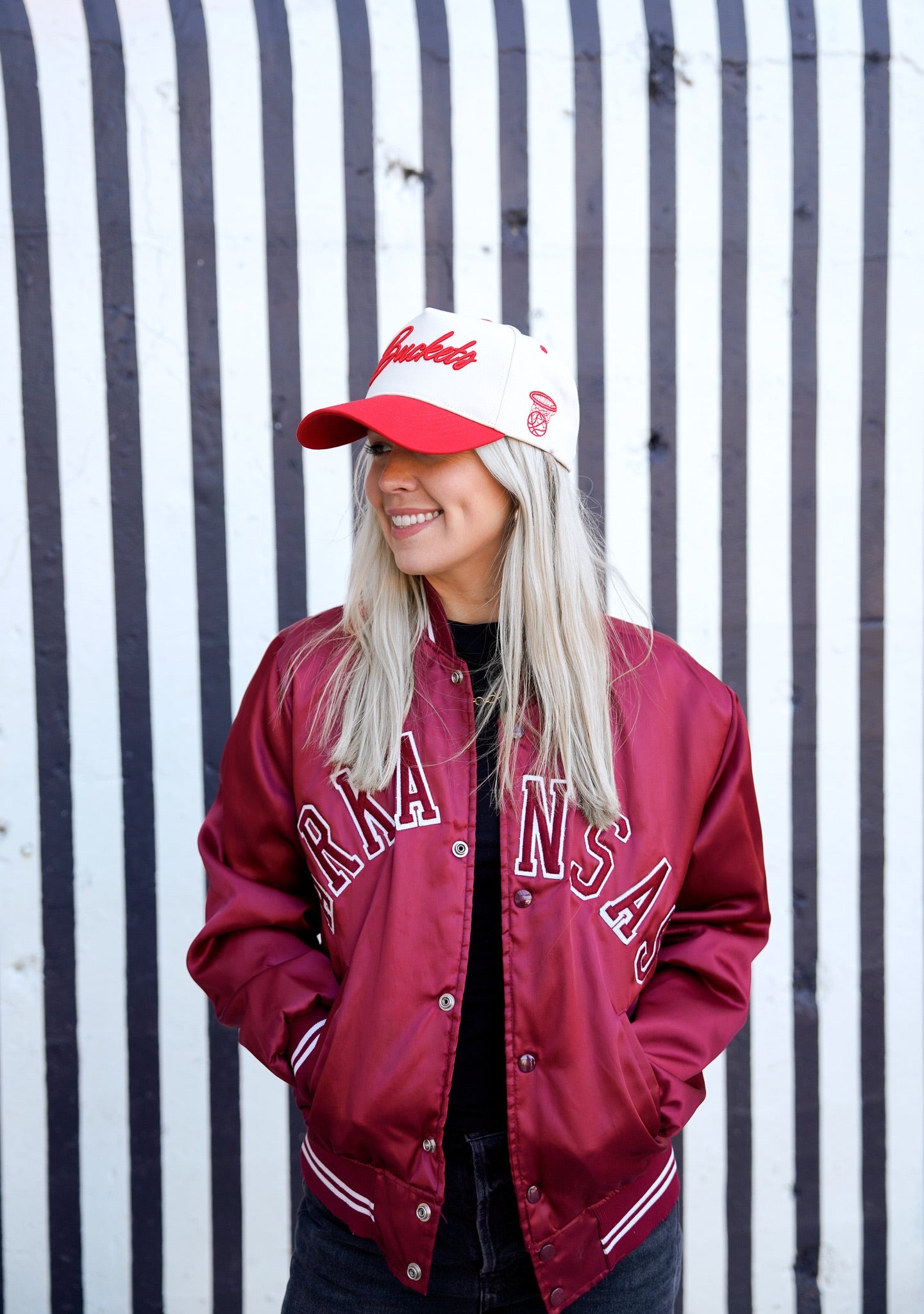 Buckets - Red Vintage Trucker Hat