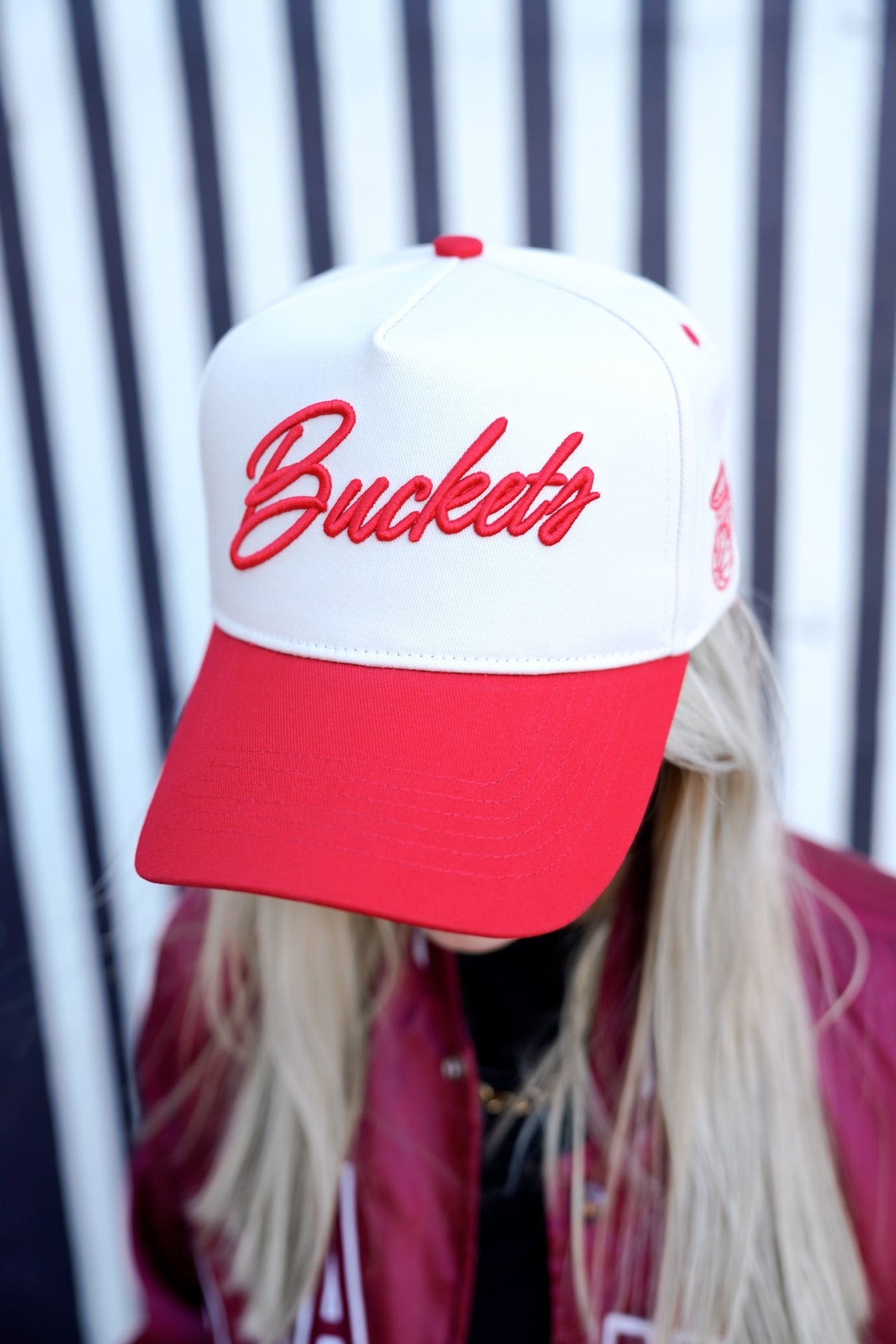 Buckets - Red Vintage Trucker Hat