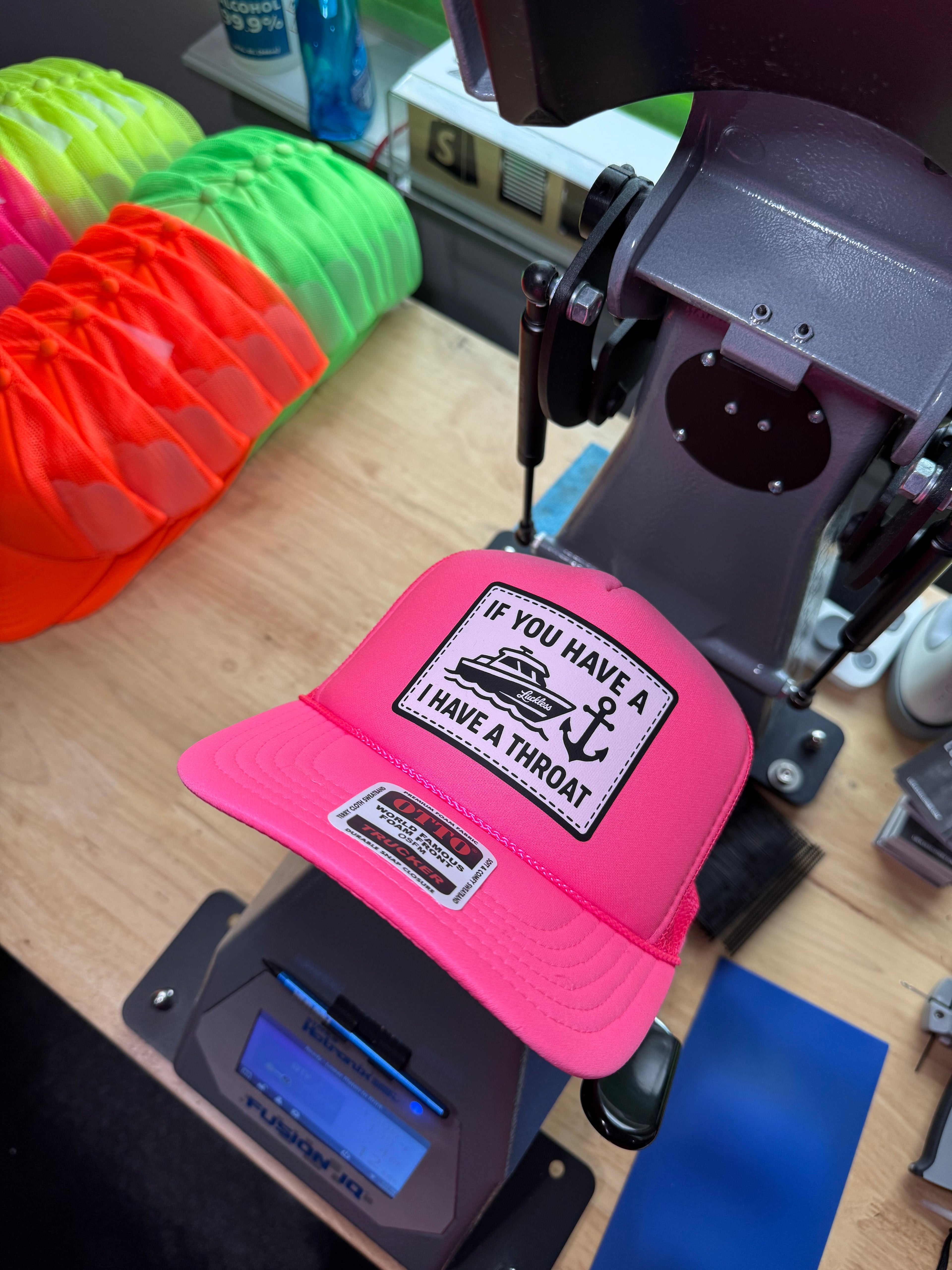 Boat Throat Trucker Hat