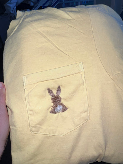 Fluffy Bunny Embroidered Tee