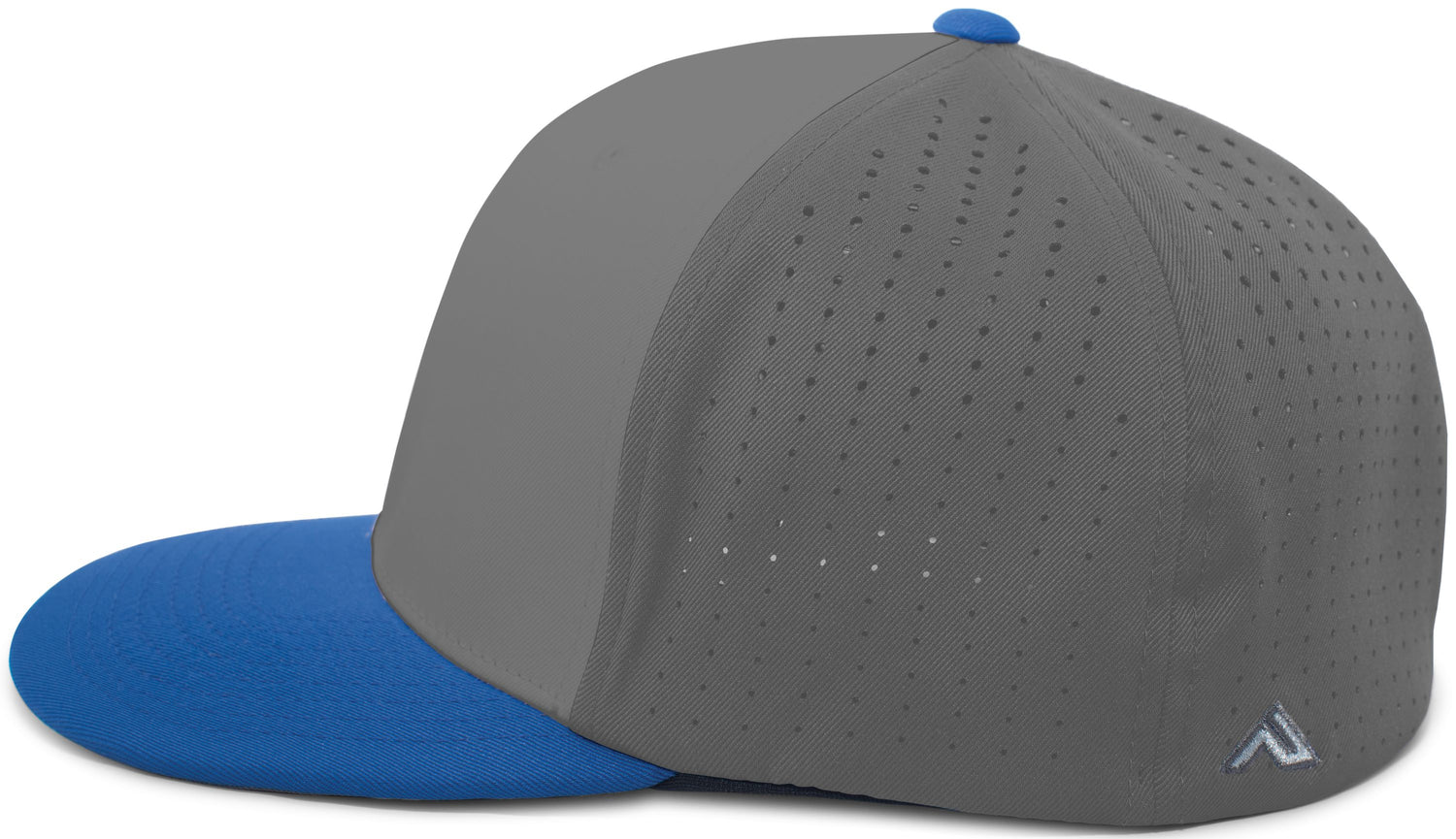 Kentucky 3D Embroidered Flexfit Hat – Pacific Headwear ES474 | Graphite &amp; Royal Blue | Perforated F3 Performance Cap