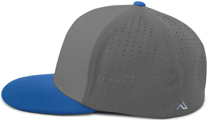 Kentucky 3D Embroidered Flexfit Hat – Pacific Headwear ES474 | Graphite &amp; Royal Blue | Perforated F3 Performance Cap