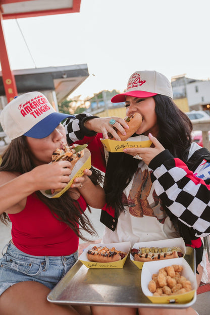 Makes me Want a Hot Dog - Red Vintage Trucker Hat