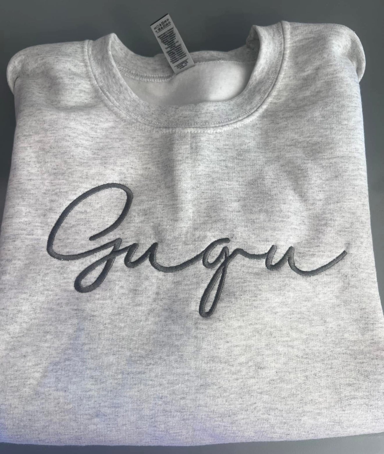 Custom Personalized Embroidered Name Sweatshirt | Mawmaw, Gigi, Grammy, Mom – Perfect Holiday Gift