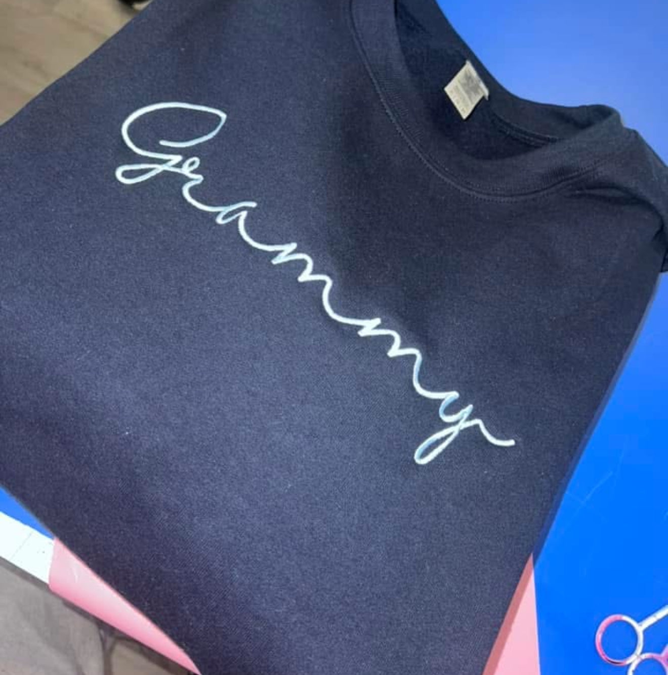 Custom Personalized Embroidered Name Sweatshirt | Mawmaw, Gigi, Grammy, Mom – Perfect Holiday Gift