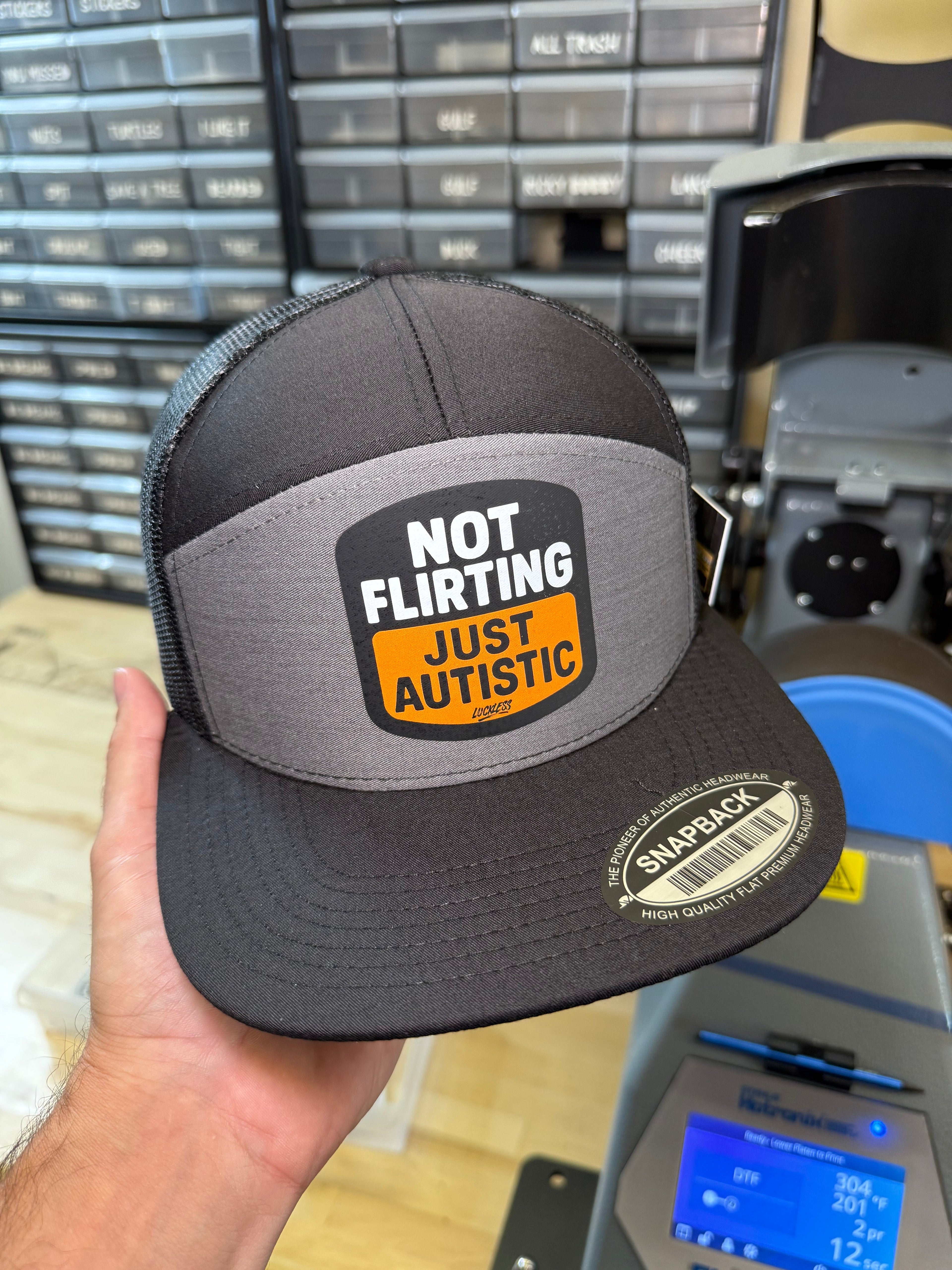 Not Flirting Hat