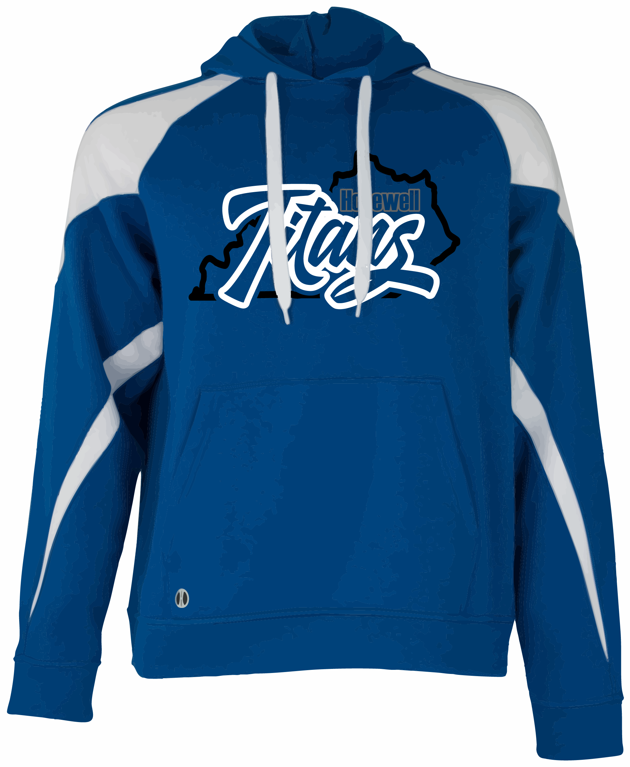 Hopewell Titans Royal Blue &amp; White Hoodie – Custom Team Spirit Sweatshirt