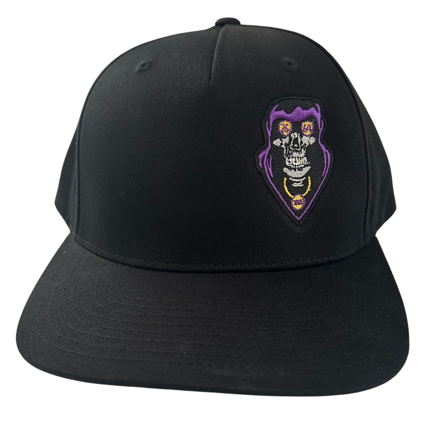 Embroidered Skull Cap