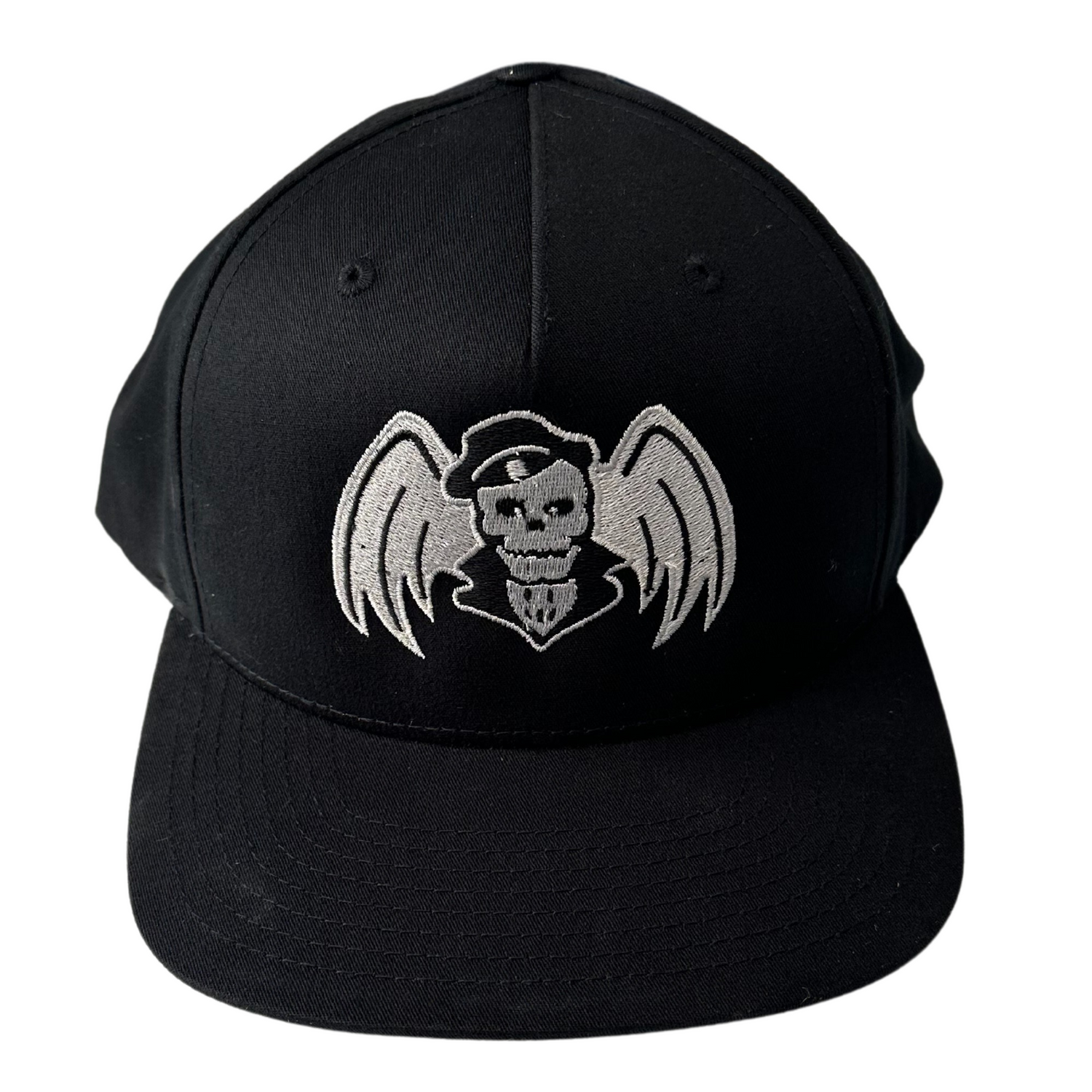 MC Embroidered Skull Cap (Flat Bill)