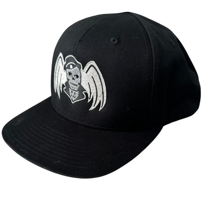 MC Embroidered Skull Cap (Flat Bill)