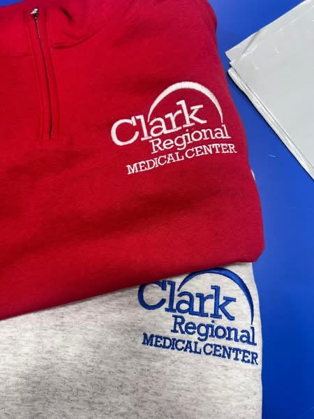Personalized Clark Regional Employee Quarter zip