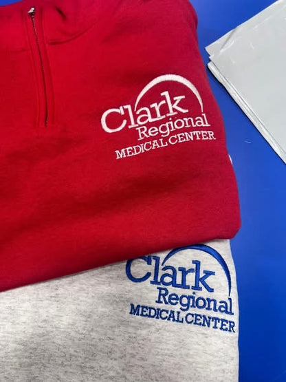 Personalized Clark Regional Employee Quarter zip
