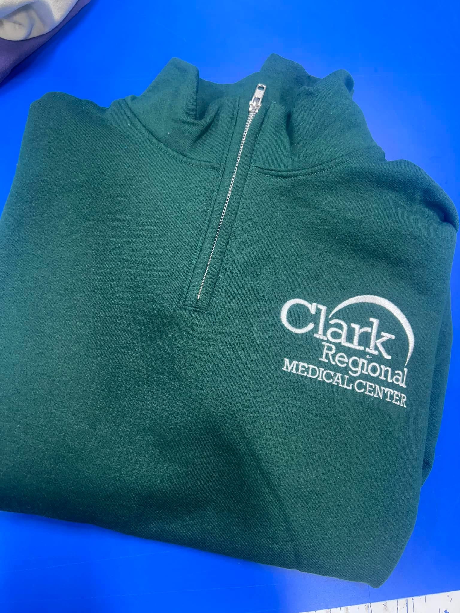 Personalized Clark Regional Employee Quarter zip
