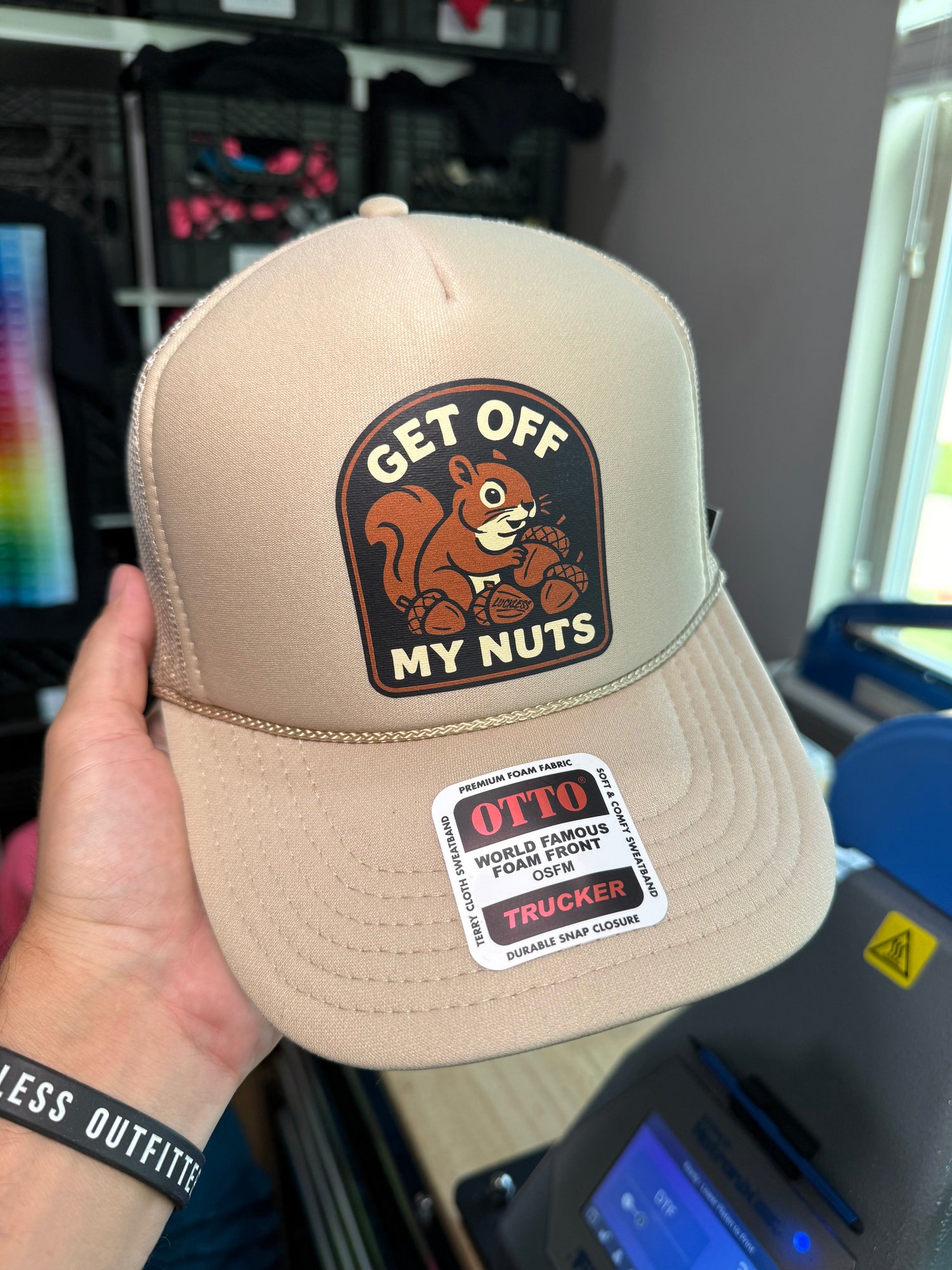 Get Off My Nuts Trucker Hat