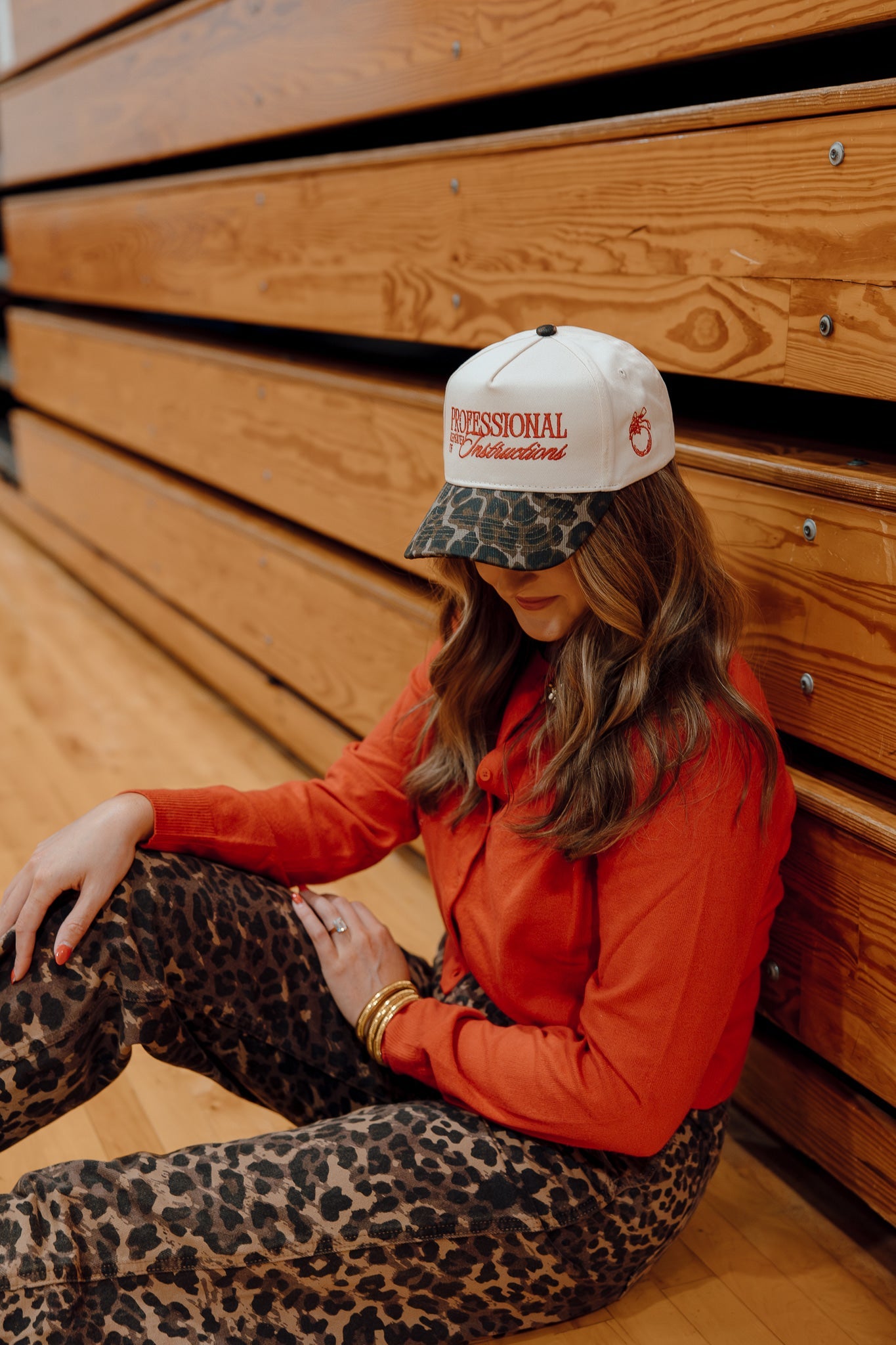 Professional Repeater of Instructions - Leopard Vintage Hat